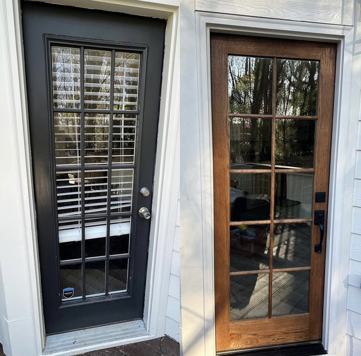Side Entry - Glass and Wood Doors